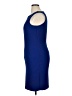 Dana Buchman Solid Blue Cocktail Dress Size 14 - photo 5