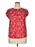 Ava James Floral Red Short Sleeve T-Shirt Size XL - photo 1