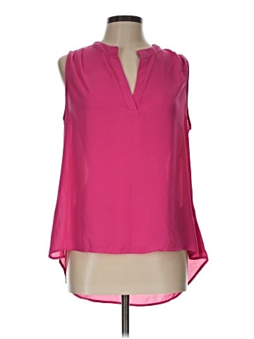 Rose + Olive Sleeveless Blouse (view 1)