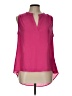 Rose + Olive 100% Polyester Pink Sleeveless Blouse Size L - photo 1
