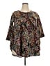 Beeson River Brown 3/4 Sleeve Blouse Size 3X - photo 1