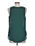 Candie's 100% Polyester Green Sleeveless Blouse Size L - photo 2