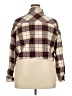 Forever 21 Plus 100% Cotton Plaid Brown Long Sleeve Button-Down Shirt Size 2X Plus - photo 2