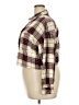 Forever 21 Plus 100% Cotton Plaid Brown Long Sleeve Button-Down Shirt Size 2X Plus - photo 5