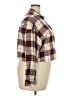 Forever 21 Plus 100% Cotton Plaid Brown Long Sleeve Button-Down Shirt Size 2X Plus - photo 4
