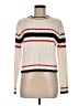 MNG Stripes White Ivory Pullover Sweater Size M - photo 1