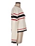 MNG Stripes White Ivory Pullover Sweater Size M - photo 4