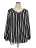 Torrid 100% Polyester Black Long Sleeve Blouse Size 2X Plus (2) - photo 1