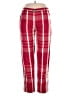 Petit Peony Plaid Red Casual Pants Size 34 waist - photo 1