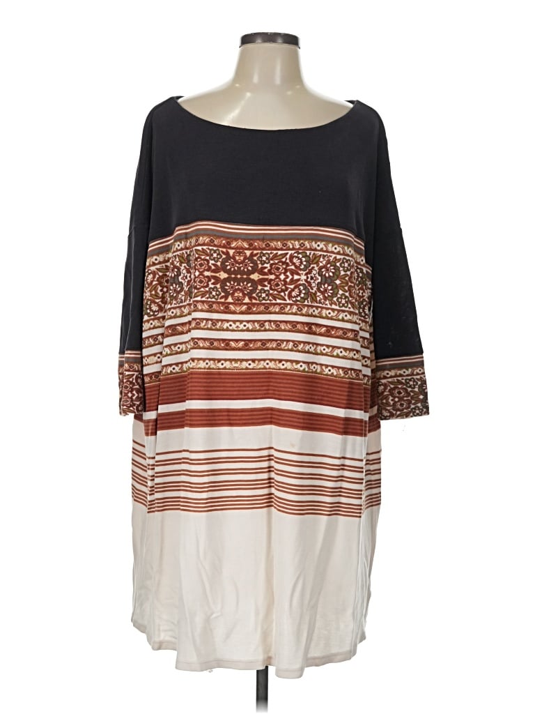 Pre-owned Free People Casual Dress In Brown