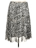 Lane Bryant 100% Polyester Animal Print Silver Casual Skirt Size 22 - 24 Plus - photo 1