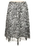 Lane Bryant 100% Polyester Animal Print Silver Casual Skirt Size 22 - 24 Plus - photo 2