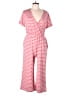 Assorted Brands Stripes Pink Jumpsuit Size XL - photo 1