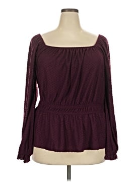 Lane Bryant Long Sleeve Blouse (view 1)
