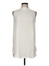 Ann Taylor LOFT 100% Polyester Ivory Sleeveless Blouse Size M - photo 1