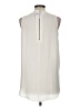 Ann Taylor LOFT 100% Polyester Ivory Sleeveless Blouse Size M - photo 2