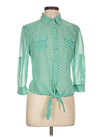 Mine 3/4 Sleeve Button-Down Shirt (view 1)