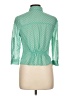 Mine Polka Dots Green 3/4 Sleeve Button-Down Shirt Size L - photo 2