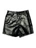 Wilfred 100% Polyurethane Metallic Black Shorts Size 4 - photo 1