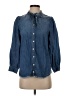 Pilcro Blue 3/4 Sleeve Button-Down Shirt Size XS - photo 1