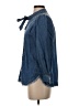 Pilcro Blue 3/4 Sleeve Button-Down Shirt Size XS - photo 5