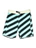 Cinch Stripes Teal Board Shorts Size 12 - photo 1