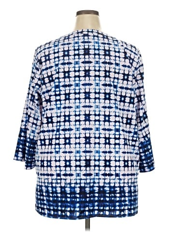 Kelly By Clinton Kelly 3/4 Sleeve Blouse (view 2)