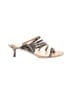 Donald J Pliner Animal Print Silver Sandals Size 11 - photo 1