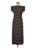 Assorted Brands Stripes Brown Casual Dress Size M (estimated) - photo 1