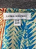 Karma Highway 100% Polyester Color Block Orange Romper One size - photo 4