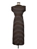 Assorted Brands Stripes Brown Casual Dress Size M (estimated) - photo 2