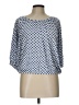 MICHAEL Michael Kors Blue 3/4 Sleeve Blouse Size L - photo 1