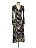 Veronica M. Paisley Black Cocktail Dress Size XS - photo 1
