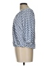 MICHAEL Michael Kors Blue 3/4 Sleeve Blouse Size L - photo 5