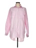 Unbranded Checkered-gingham Pink Long Sleeve Blouse Size M - photo 1