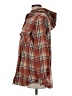 Unbranded Plaid Red Coat Size M - photo 5