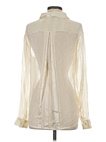 Le Superbe Long Sleeve Silk Top (view 2)