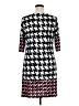 Sandra Darren Houndstooth Black Casual Dress Size 16 - photo 2