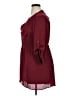 Torrid 100% Polyester Burgundy 3/4 Sleeve Blouse Size 1X Plus (1) - photo 5