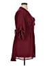 Torrid 100% Polyester Burgundy 3/4 Sleeve Blouse Size 1X Plus (1) - photo 4
