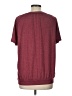 Shein Burgundy Short Sleeve Top Size L - photo 2