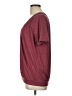 Shein Burgundy Short Sleeve Top Size L - photo 5