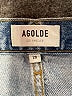 AGOLDE 100% Organic Cotton Hearts Blue Jeans Size 28 waist - photo 7