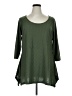 Sahalie Green 3/4 Sleeve Top Size 1X - photo 1