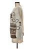 Bobeau 100% Polyester Print Tan Pullover Sweater Size M - photo 5