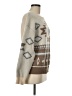 Bobeau 100% Polyester Print Tan Pullover Sweater Size M - photo 4