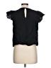 A New Day Black Short Sleeve Top Size L - photo 2