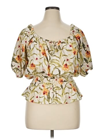 Hollister Short Sleeve Blouse (view 1)
