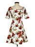 City Triangles Floral White Casual Dress Size S - photo 2