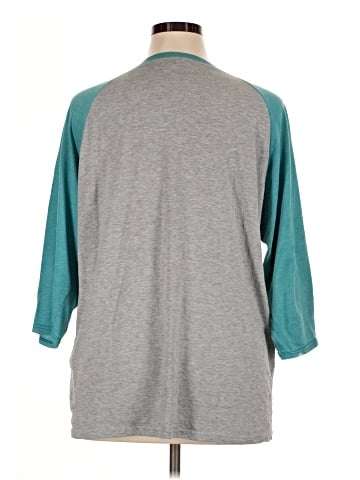 Anvil 3/4 Sleeve T-Shirt (view 2)